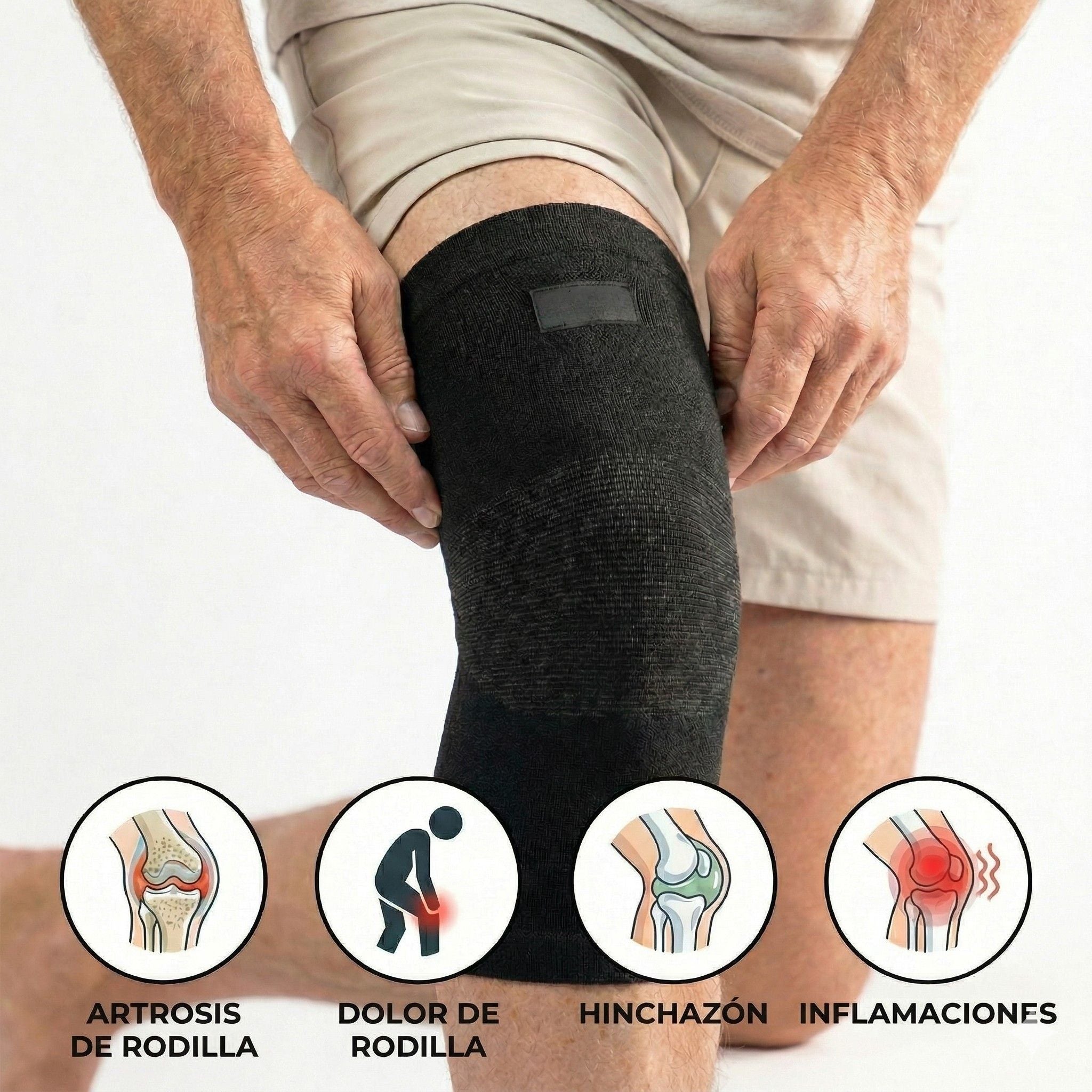 Linéa™ – Rodillera de Bambú para el Dolor de Rodilla