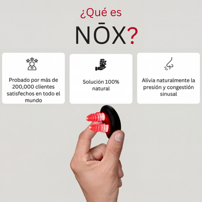 NŌX™ | Adiós a la Congestión: Alivio Natural en 10 Minutos