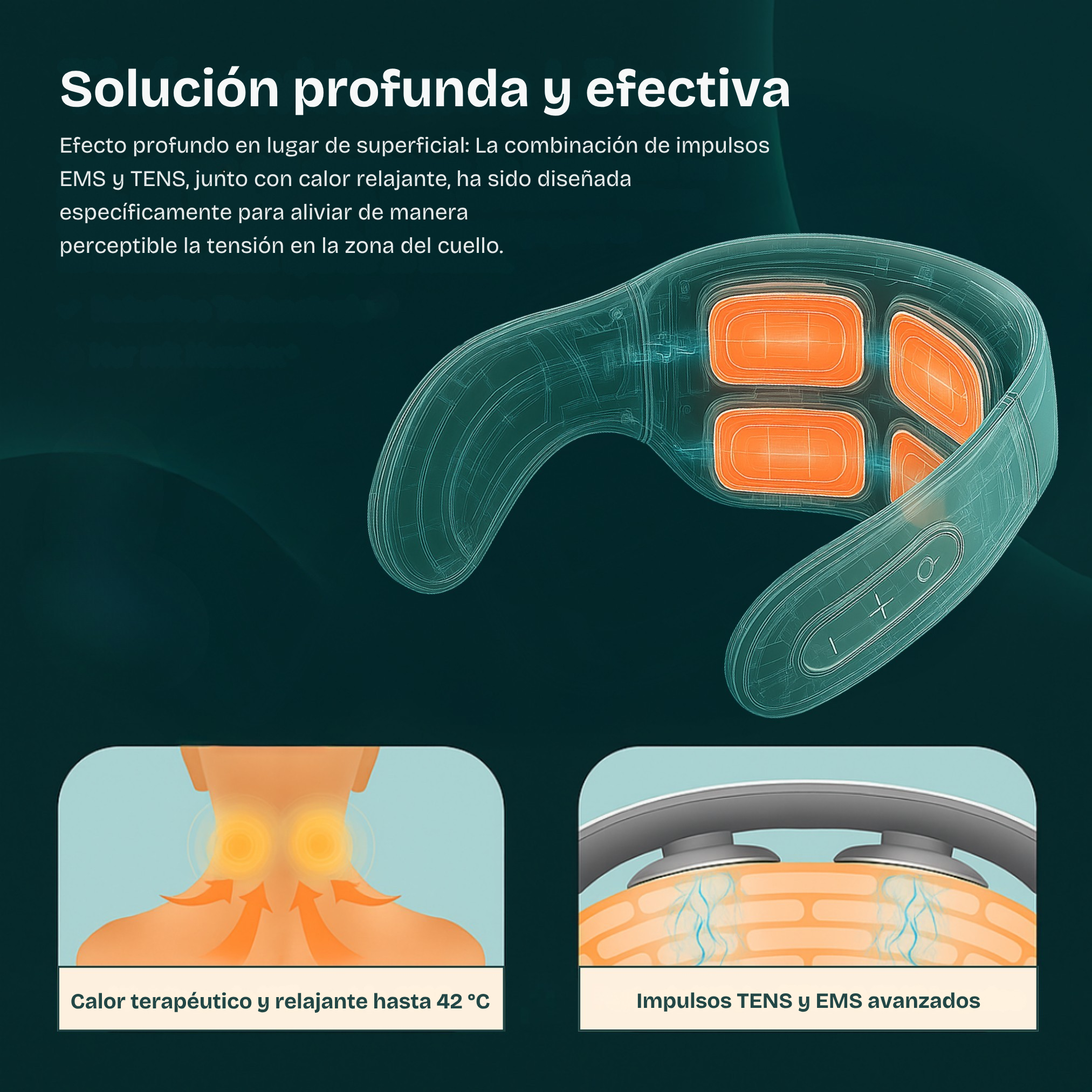 Nexora® - Liberador de Tensión Cervical y Estrés