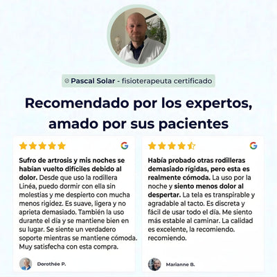 Linéa™ – Rodillera de Bambú para el Dolor de Rodilla