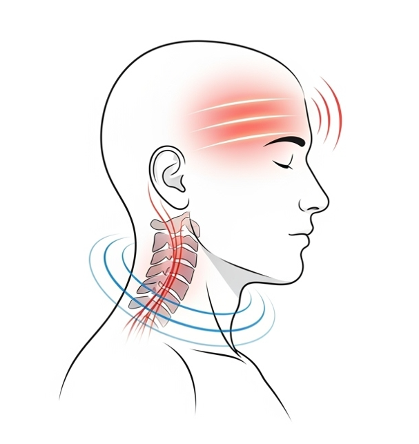 Cefaleas, presión en el cuello y migrañas