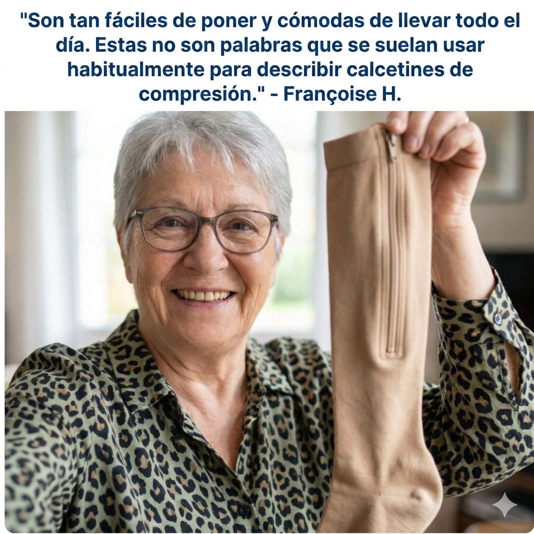 Medias de Compresión con Cremallera — Viva Mejor™